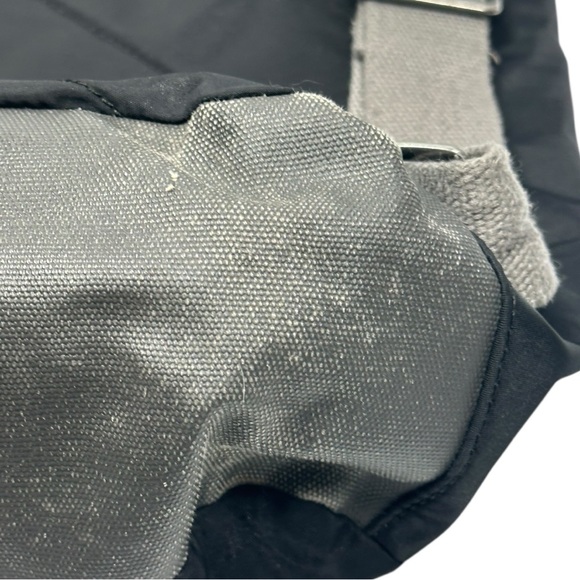 London Bag Company Black Backpack Nylon Front Pocket Buckle Zipper Close - Picture 7 of 15